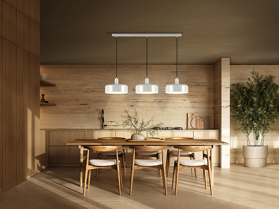 Schuller  Pendants Alessia 12578  I3 - ALESSIA - LAMP 3L MATT PEARL