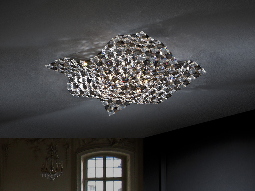 Schuller Lighting Flush Ceiling Lamps Saten 160563  ·SATEN· SMALL CEILING LAMP 4L.