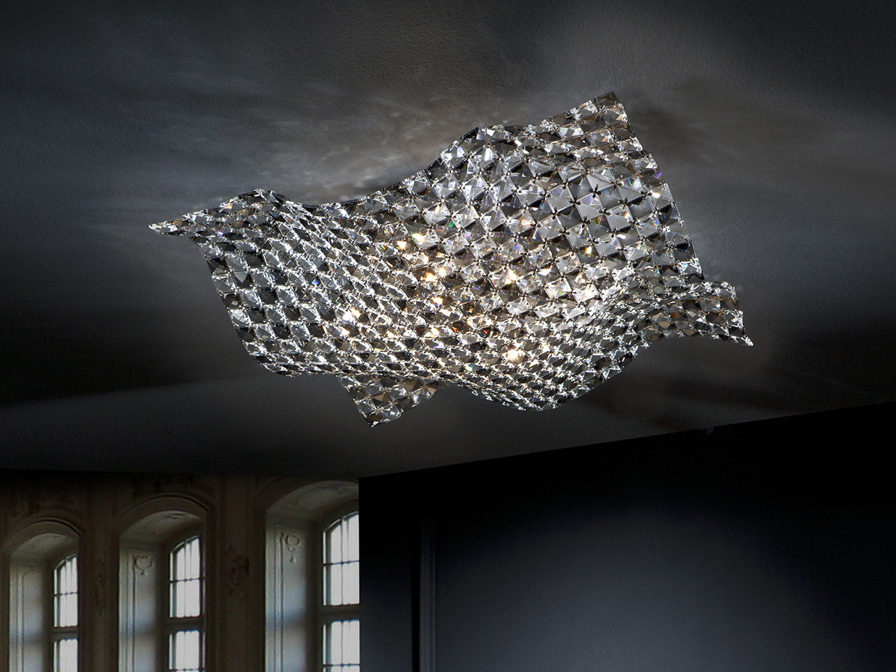 Schuller Lighting Flush Ceiling Lamps Saten 160674  ·SATEN· LARGE CEILING LAMP 5L.