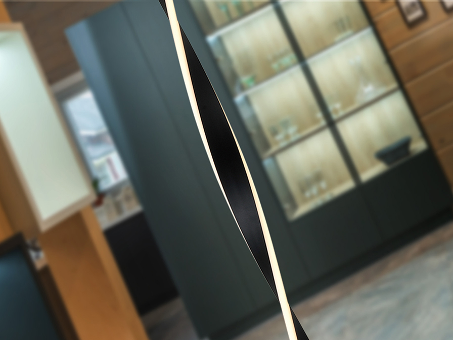 Schuller  Floor lamps Twist 219204  TWIST - FLOOR LAMP BLACK