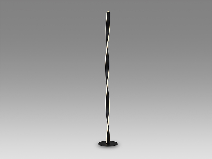 Schuller  Floor lamps Twist 219204  TWIST - FLOOR LAMP BLACK