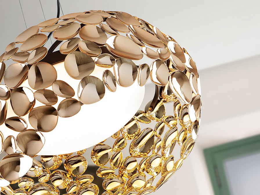 Schuller Lighting Pendants Narisa 266251N  ·NARISA· LAMP 5L.Ø47 ROSE GOLD