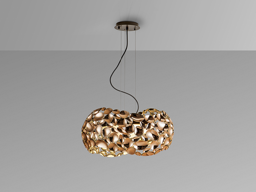 Schuller Lighting Pendants Narisa 266251N  ·NARISA· LAMP 5L.Ø47 ROSE GOLD