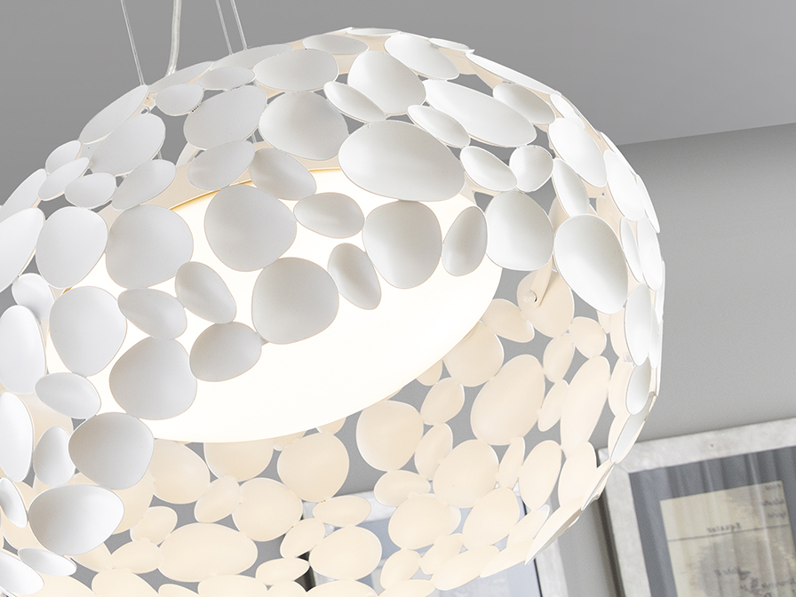 Schuller Lighting Pendants Narisa 266290  ·NARISA· LAMP, 5L., Ø47, WHITE