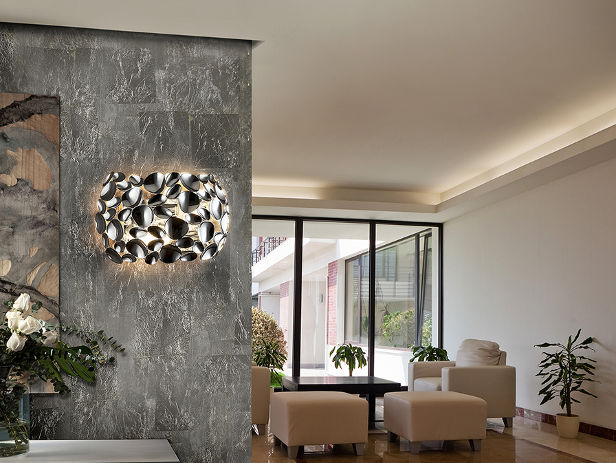 Schuller Lighting Wall lamps Narisa 266724  ·NARISA· WALL LAMP, 2L.,CHROME