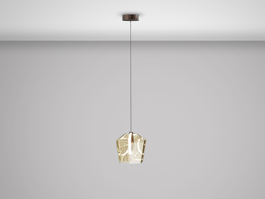 Schuller  1 Light Pendants Ingrid 279529  INGRID - LAMP 1L CHAMPAGNE