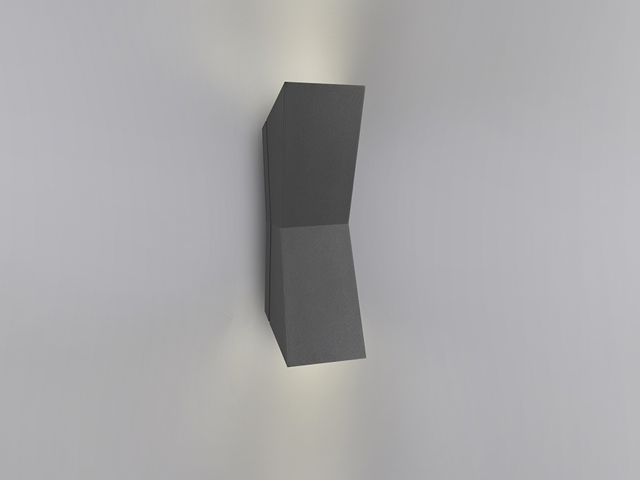 Schuller  Outdoor lighting Keops 295734  KEOPS - GREY OUTDOOR WALL LAMP IP65