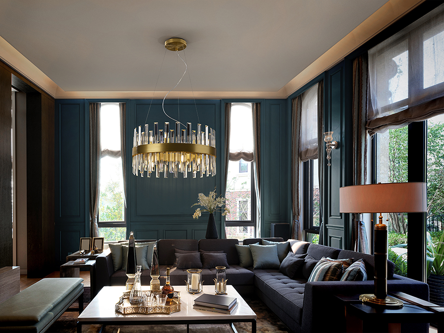 Schuller Lighting Pendants Grace 365277  ·GRACE· LAMP, 14L., GOLDEN