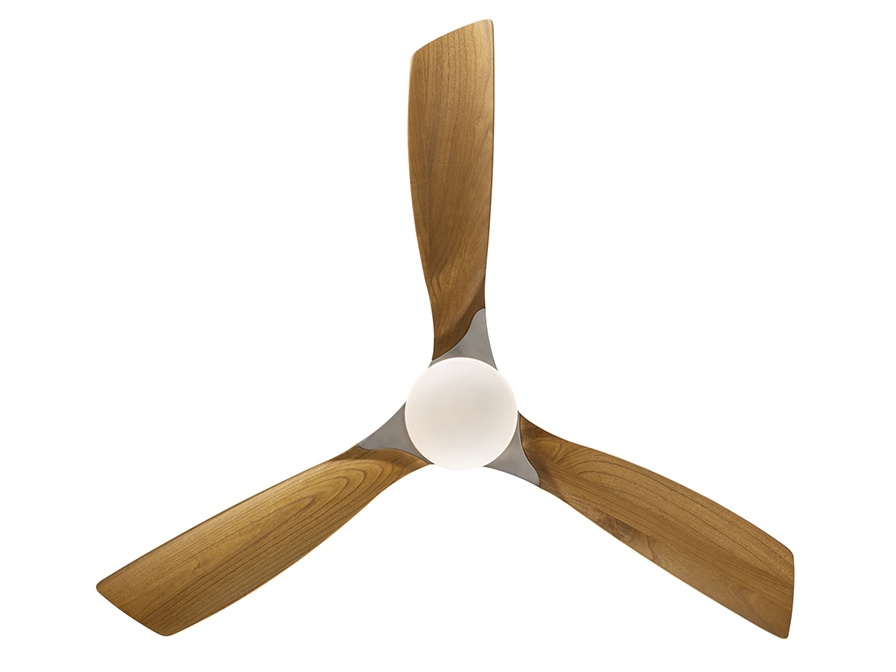 Schuller Lighting Ceiling fans Ø 132 cm Anemos 427166D  ·ANEMOS· FAN, NICKEL/CHERRY DIMMABLE