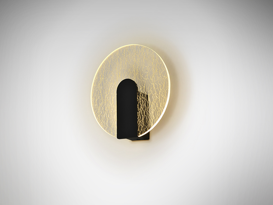 Schuller Lighting Wall lamps Auris 459381  AURIS - BLACK WALL LAMP