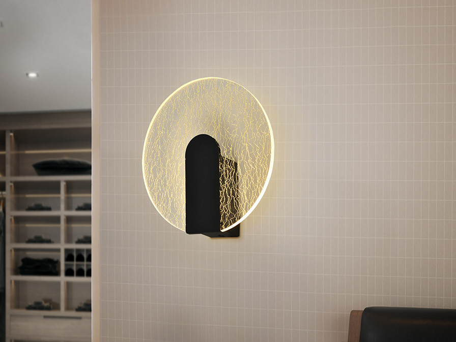 Schuller Lighting Wall lamps Auris 459381  AURIS - BLACK WALL LAMP