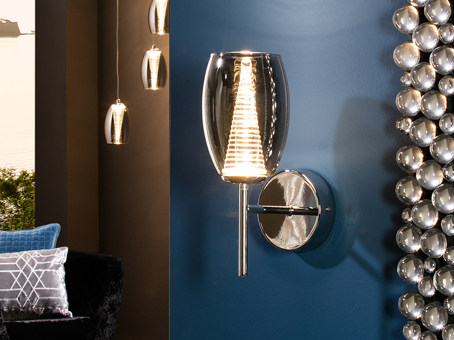 Schuller Lighting Wall lamps Nebula 584659  ·NEBULA· WALL LAMP 1L. LED, CHROME