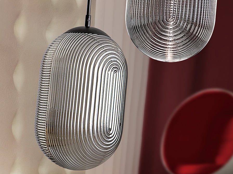 Schuller Ligthing 1 Light Pendants Tensai 735834  TENSAI· 1L LAMP SMOKE 22Ø