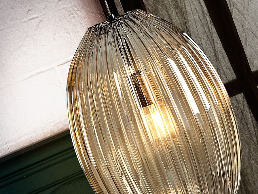 Schuller Lighting 1 Light Pendants Ovila 752091  OVILA· 1L LAMP. COGNAC 30Ø