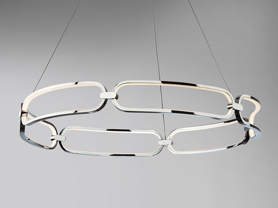 Schuller Lighting Pendants Colette 786973  ·COLETTE· LED LAMP Ø80, CHROME