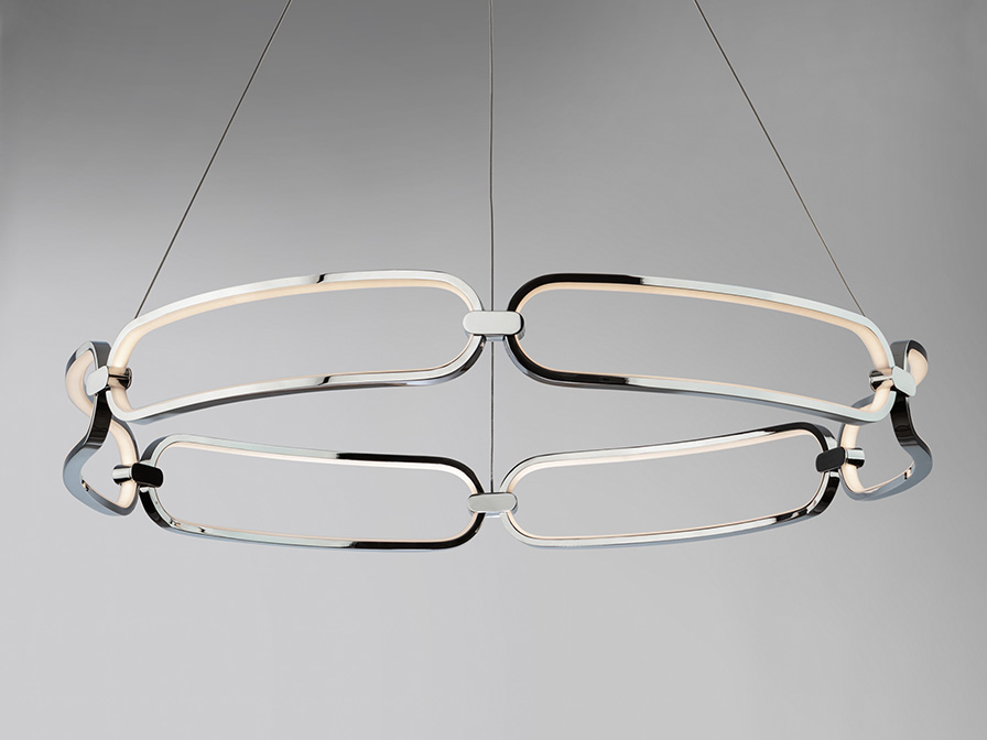 Schuller Lighting Pendants Colette 786973  ·COLETTE· LED LAMP Ø80, CHROME