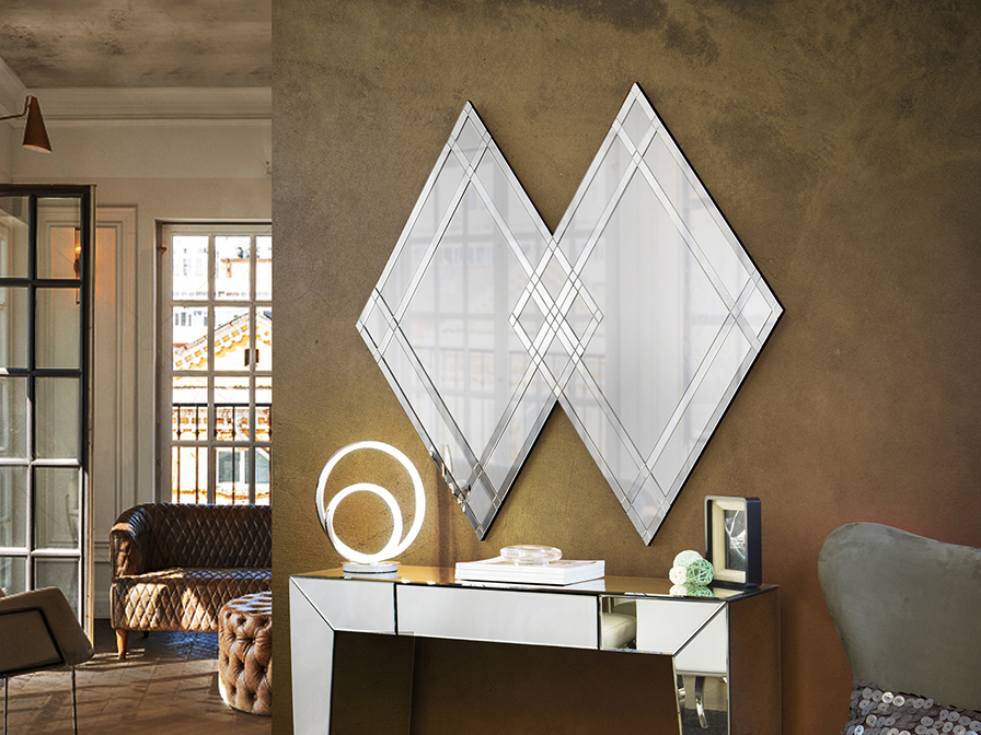 Schuller  Glass mirrors Vega 888055LT  ·VEGA· MIRROR, 115x110