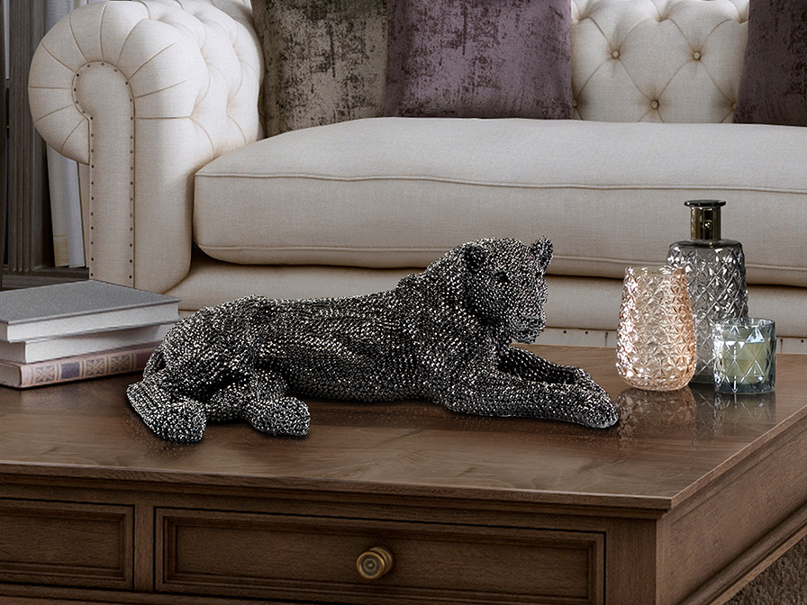 Schuller Decoration,mirrors and.. Decorative figures Leona 946481  ·LEONA· SMALL FIGURE, BLACK