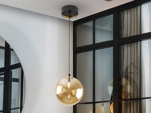 Schuller iluminacion colgantes de 1 luz Dark